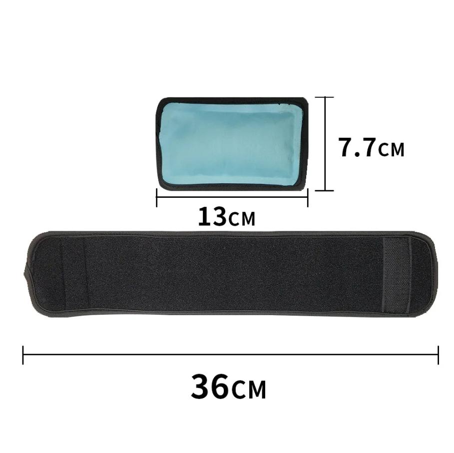 Small Reusable Gel Ice Pack Support Compress for Injuries and Pain Relief Cold Therapy Wrap for Hand Arch of Foot Wrist Elbow