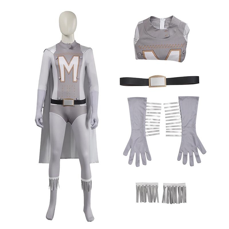 Halloween Costumes Megamind Cosplay Jumpsuit And Cloak Metro City Anime Movie Superhero Bodysuit Carnival Party Cos Dressing