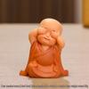 Handmade Cute Little Monk Resin Ornaments for Desktop Decoration