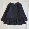 Used Maison de Dolce. Maison de Dolce Pearl Peplum Blouse M Black Black Ceremony