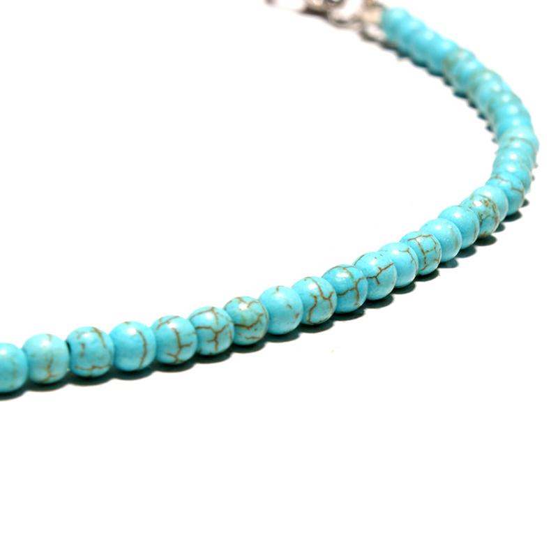 Women Bohemia Turquoise Cross Summer Beach Choker Necklace Jewelry Gift