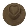 Colorful Suede 9.5cm Wide brimmed Women's Hat Men's Church Jazz Hat Fedoras Cowboy Hat Panama Hat