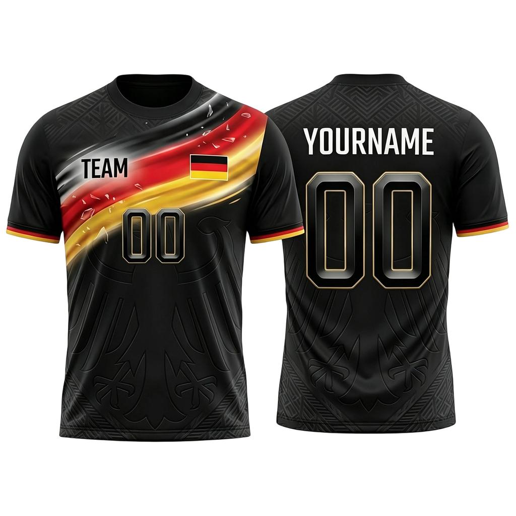 Plain DIY Top, Blank Short Sleeve Soccer for Custom Printing, Shirt
