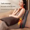 Aux Neck and Back Massage Pillow with Heat and Vibration