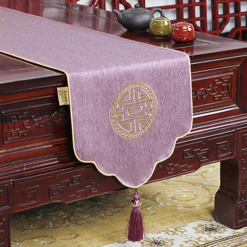 New Chinese Style Living Room Minimalist Table Flag Zen Long Tea Table Flag Hot Selling TV Cabinet Covers Tablecloths, Bed Napkins