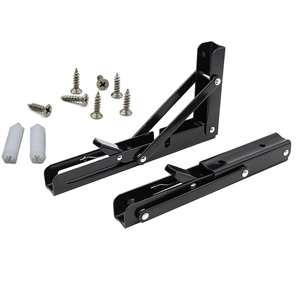 Équerre Pliable Pour étagères – Support Grande Capacité 70 Kg, Paire – EVOTRADE