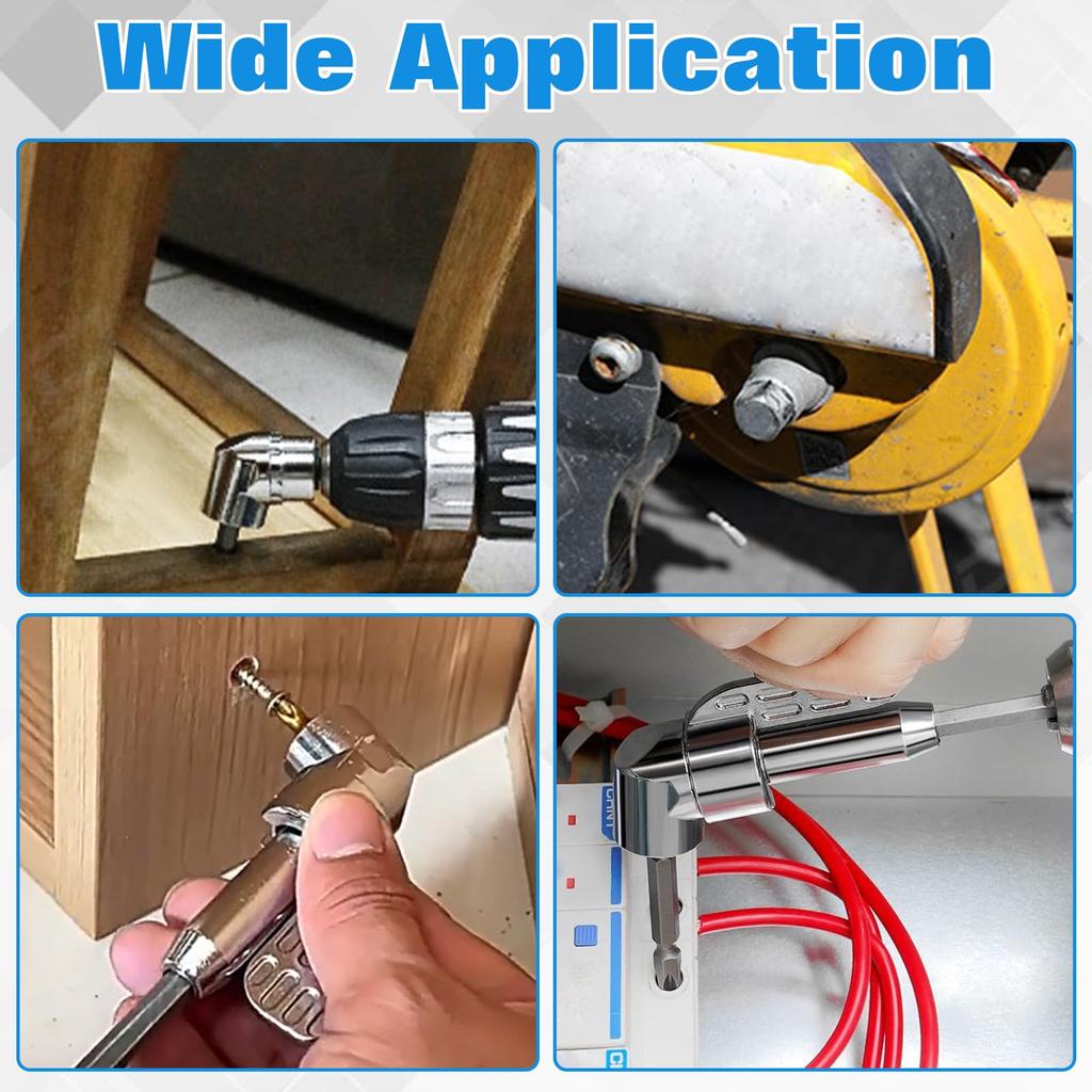 LEONTOOL Flexible Shaft 105 Degree Right Angle Drill Flexible Right Angle Drill Flexible Socket Right Angle Drill Extension Angle Screw Handy Hex