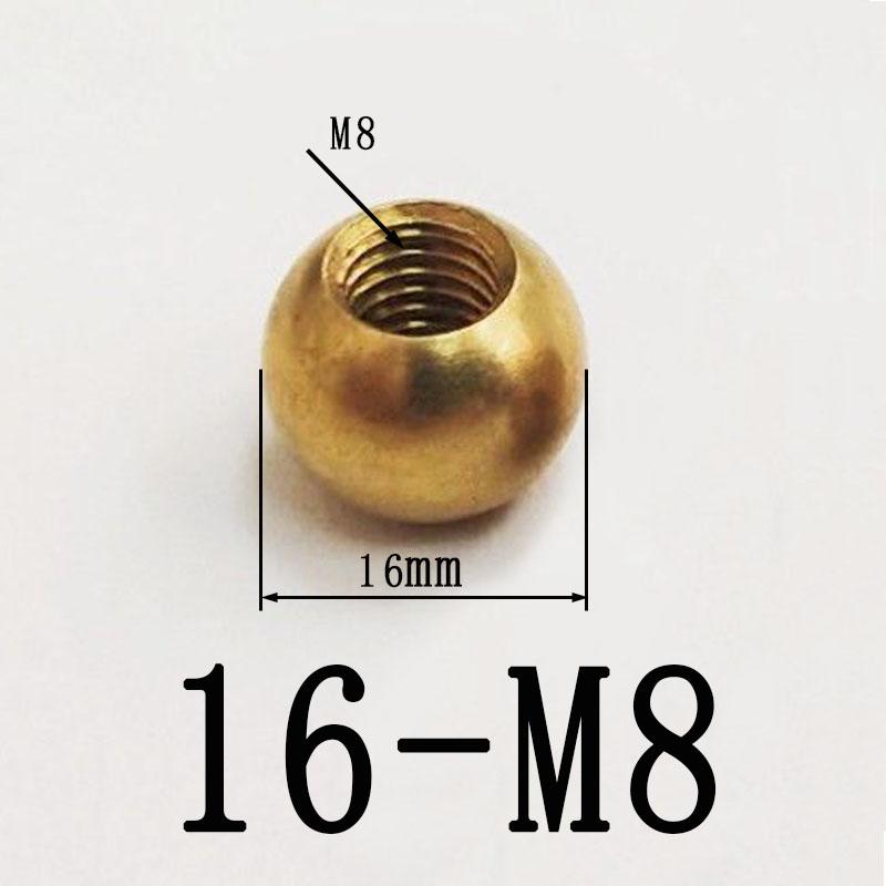 1PCS Brass Thread Hole Ball For CNC Later Machine