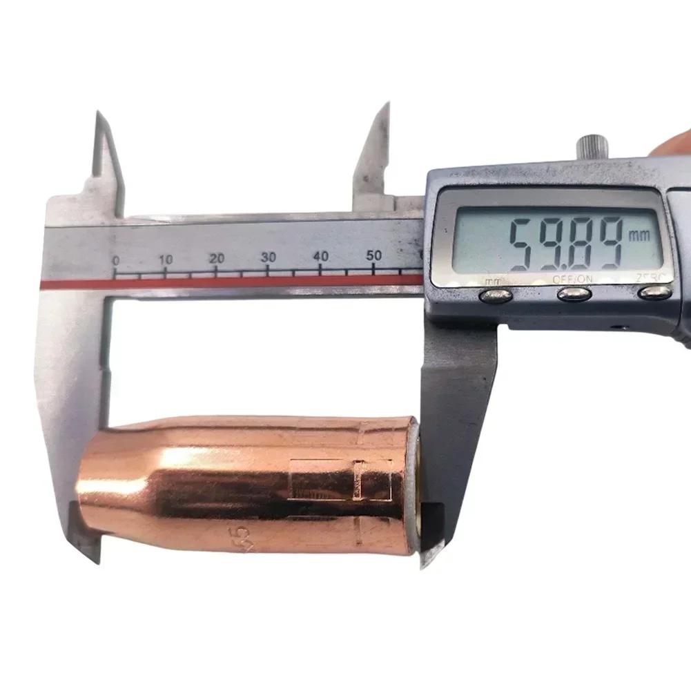 5er-Pack Schweißdüse 198855 5/8 Zoll Kompatibel für Miller Spoolmatic 15A 30A Pro XR Serie Gasgekühlt MIG Schweißzubehör