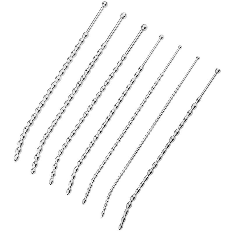 Penis Plug Metal Urethral Dilator Sounding Rod Adult Sex Toys For Men Cock Uretra Dilatation Stainless Steel Urethral Sounds