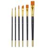 Nylon Art Brush Set - Ideal for Students: Perfect for Gouache, Acrylic, Watercolor, Oil Paints, Flat Brushes, Beginners, Linework, and Base Coating.