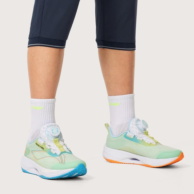 Li Ning Kids Ultra Light 21 Mesh Fashion Comfortable Simple Versatile Shock Absorbing Breathable Rebound Low Top Running Shoes YKFU012-41