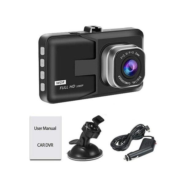 3 Inch Dash Cam Car DVR Video Recorder HD 1080P Cycle Recording Night Vision Wide Angle Driving Recorder Dashcam Video Registrar