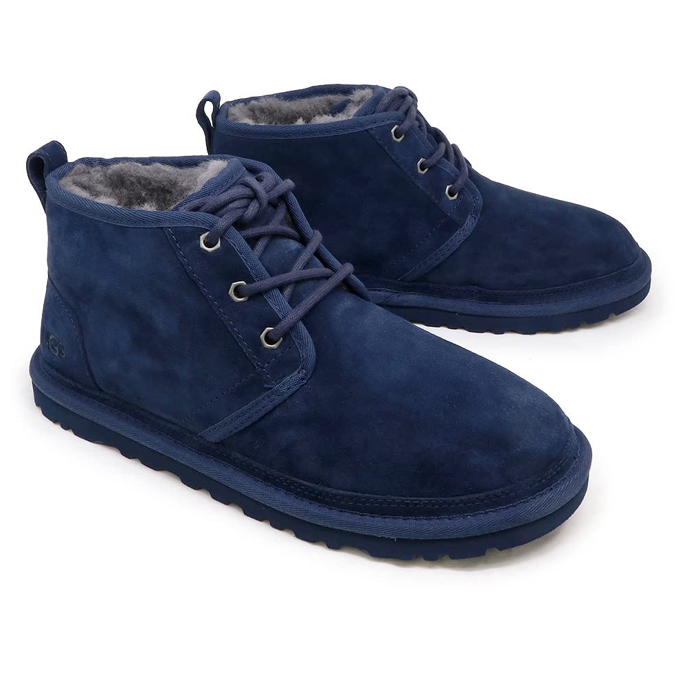 UGG Suede NEUMEL Boots Men's (New Navy, 29-point, 0-centimeter measurement) [Used]