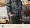 Men's Autumn 2024 Vintage Denim Workwear Jacket - Classic, Cool, Tough Style