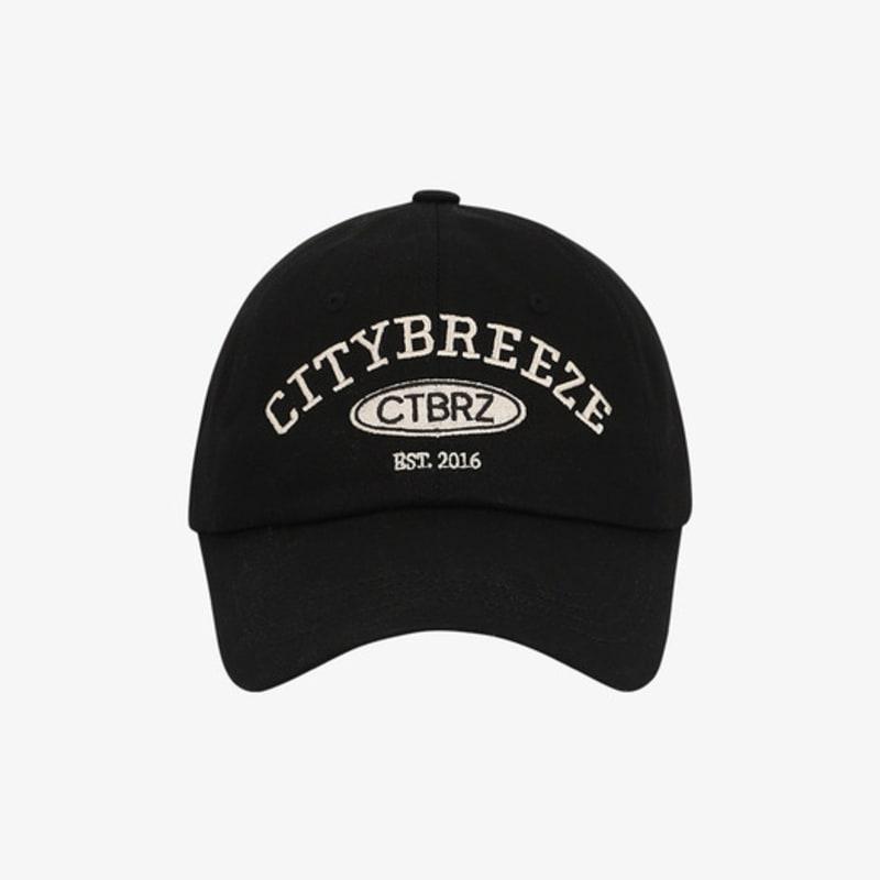 CITYBREEZE Arch Logo Embroidered Ball Cap_BLACK