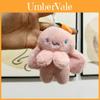 Adorable Plush Octopus White Bunny Keychain Soft Stuffed Animal Backpack Accessory