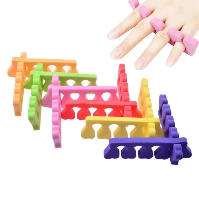 

10PCS Nail Enhancement Tool Supplies Multi Color Cotton Finger Toe Divider Nail Polish Coloring Aid Finger Spacer Cotton Supplie MULTI