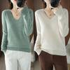 Women's Autumn And Winter Long Sleeved Knitted Top Base Shirt