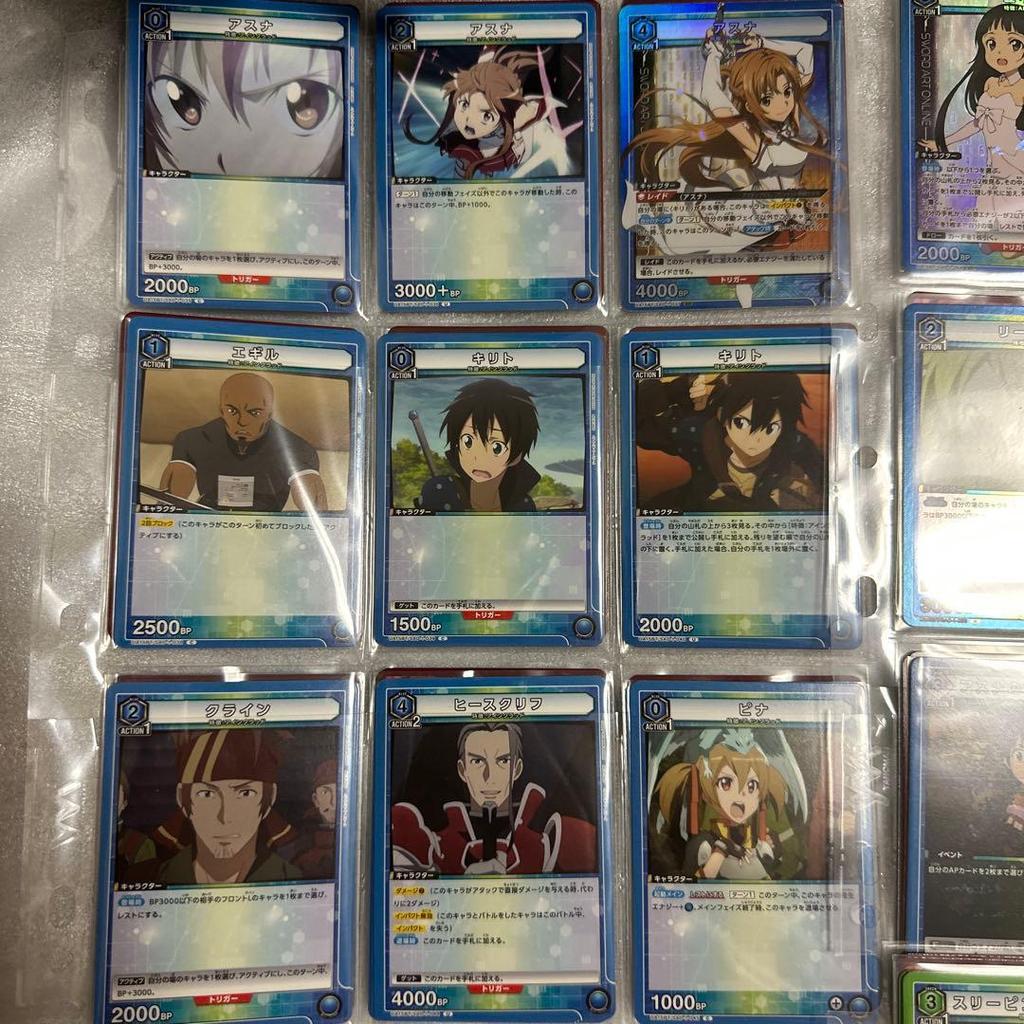 Used Sword Art Online Union Arena Hologram Picture Collection