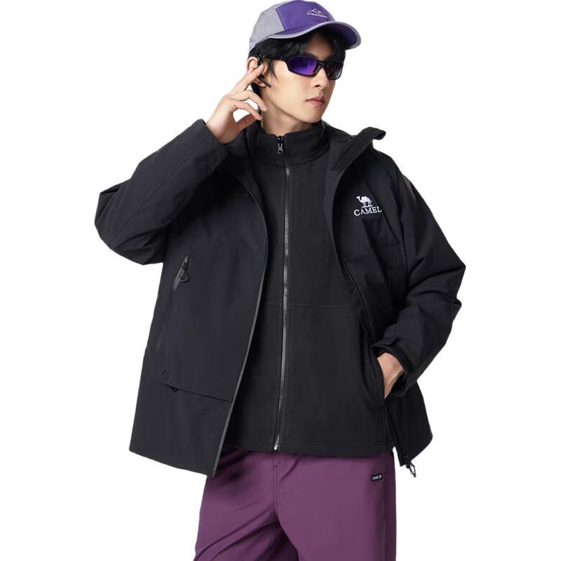 Camel 3-in-1 Outdoor Windproof Waterproof Jacket