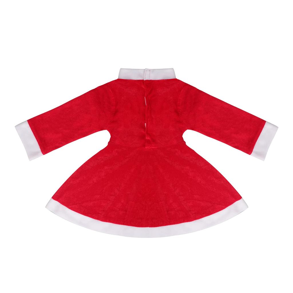 Moonlove Santa Claus Christmas Costume with Santa Claus for Girls and Perfect for New and Cultural Sizes Costume, Kids' Hat, Outfit, Cape, Cloak,