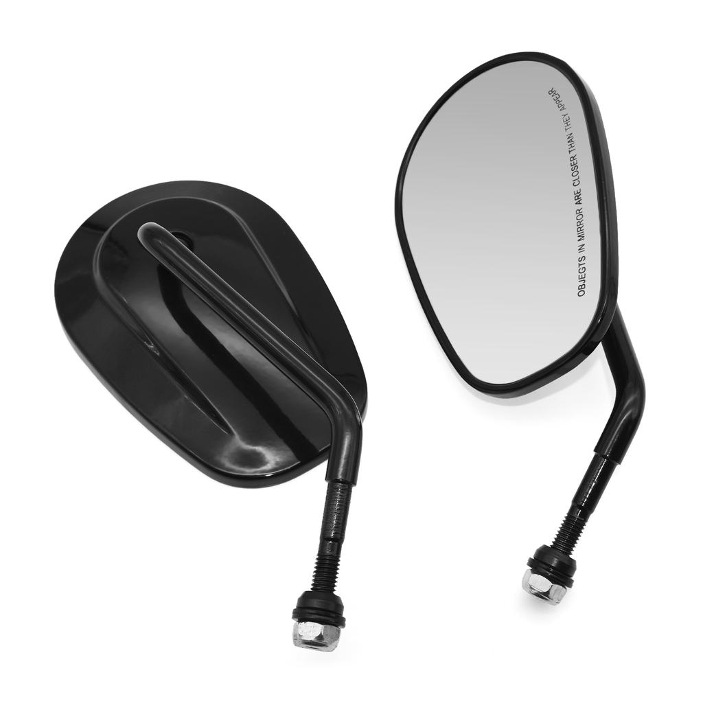 Motorcycle Universal Rear Side Mirror Chrome Reverse Lens Rearview Bar End Mirrors Universal For Harley Suzuki Kawasaki Chopper