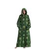 Oversized Wearale Blanket Hoodie Flannel Sherpa Fleece Warm Soft Winter Hoodie Sweatshirt for Adults Snuggle