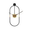Creative Metal Wall Clock Modern Design Minimalist Style Iron Art Wall Clock for Living Room Wall Watch Home Decor 38x14 Cm