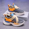 2025 summer boys' new children's double mesh breathable sports shoes medium and older boys' lightweight soft-soled running shoes
