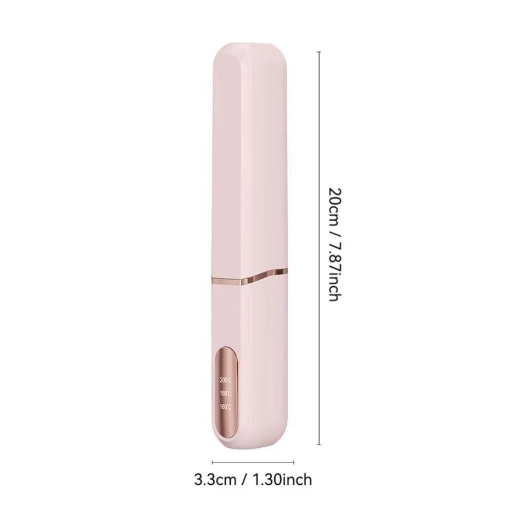 Wireless Electric Hair Straightener LCD Display Hair Styling Iron Hair Care