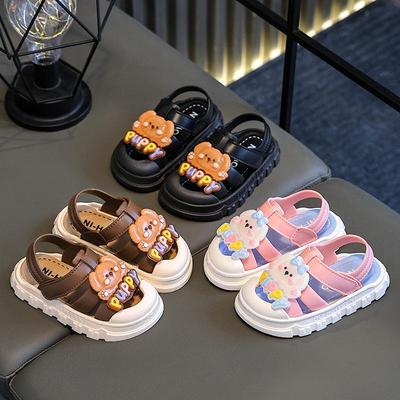 Children's Slippers for Summer Girls and Boys, Soft Soled Cartoon Baby Slippers