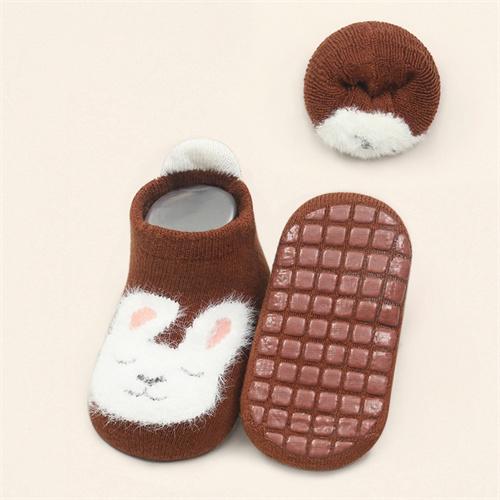 Lawadka Baby Toddler Girl Boy Socks Anti Slip Terry Newborn Socks for Girls Boys Winter Soft Print Children's Sock Non-slip 0-5Y