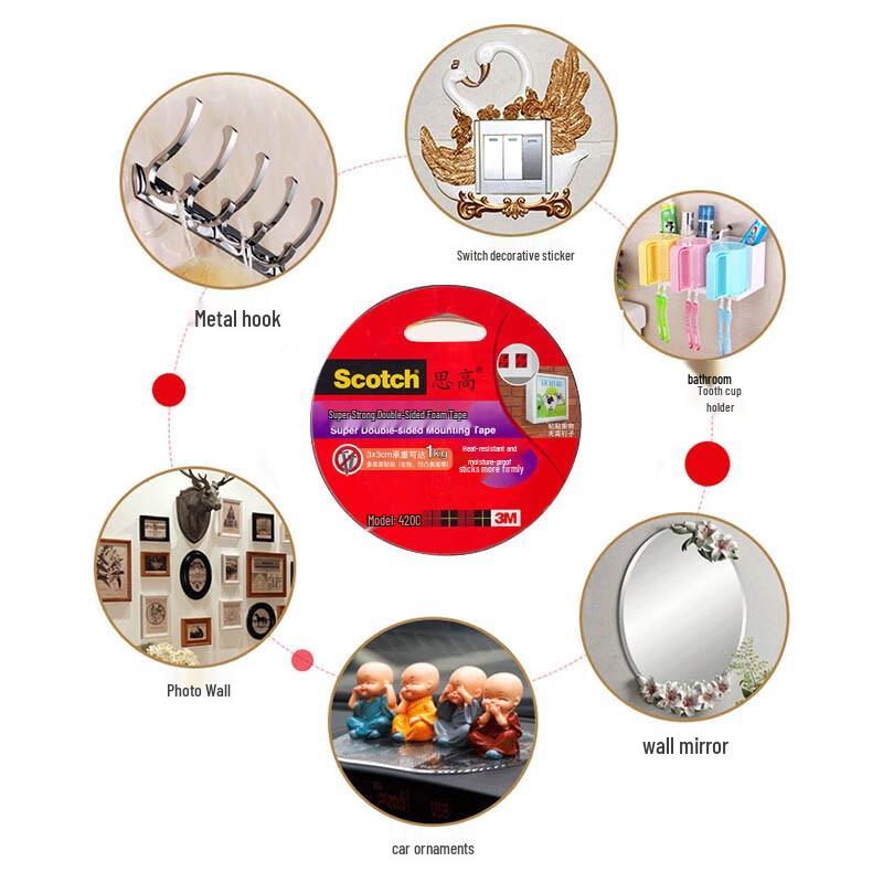 3M Scotch Super Strong Double-Sided Foam Tape