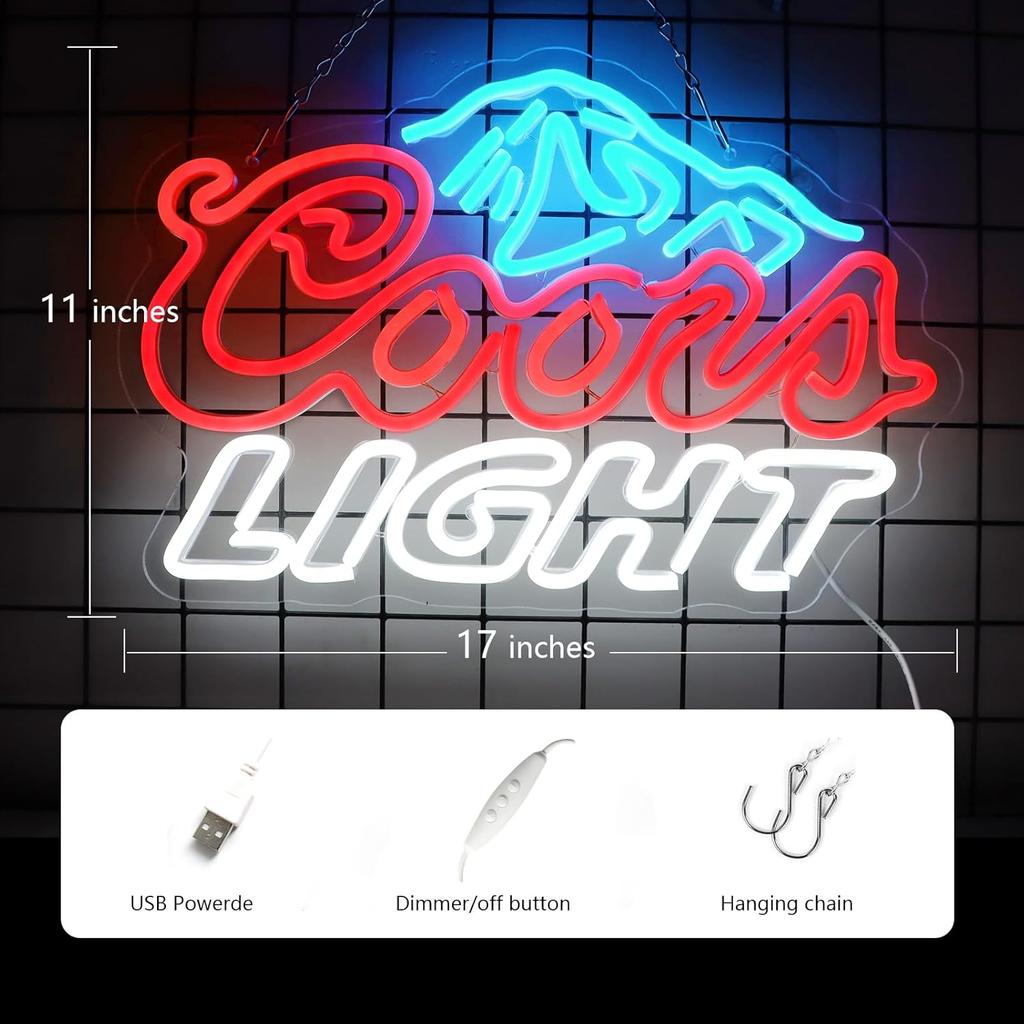 JFLLamp Crs LIGHT Neon Signs for Wall Decor Neon Lights for Bedroom Led Signs Suitable for Man Cave Bar Pub Restaurant Christmas Birthday Party Gift