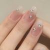 Nail Handmade Wearing Gradient Naked Color Student Pure Desire Sparkling Cute