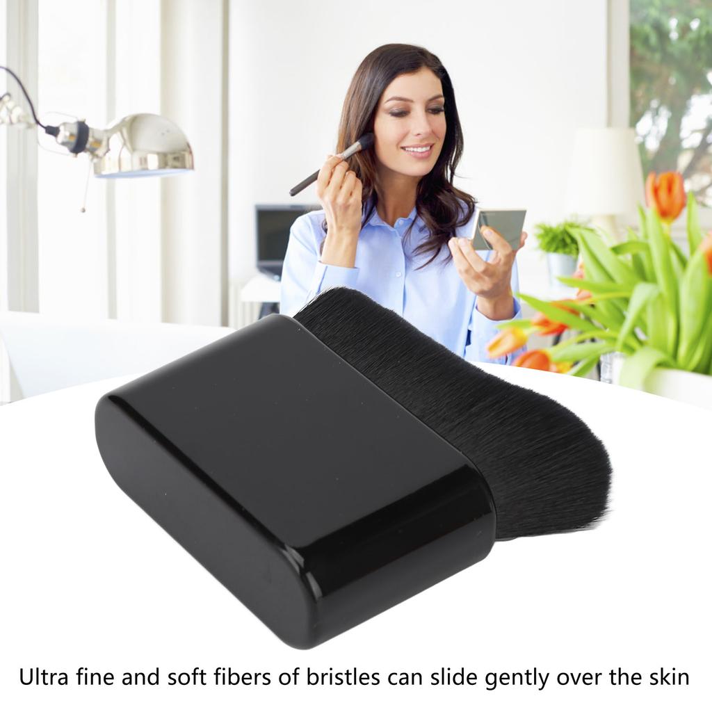 Flat Tanning Brush Large Size Black Blending Body Makeup Brush for Self Tanner Application