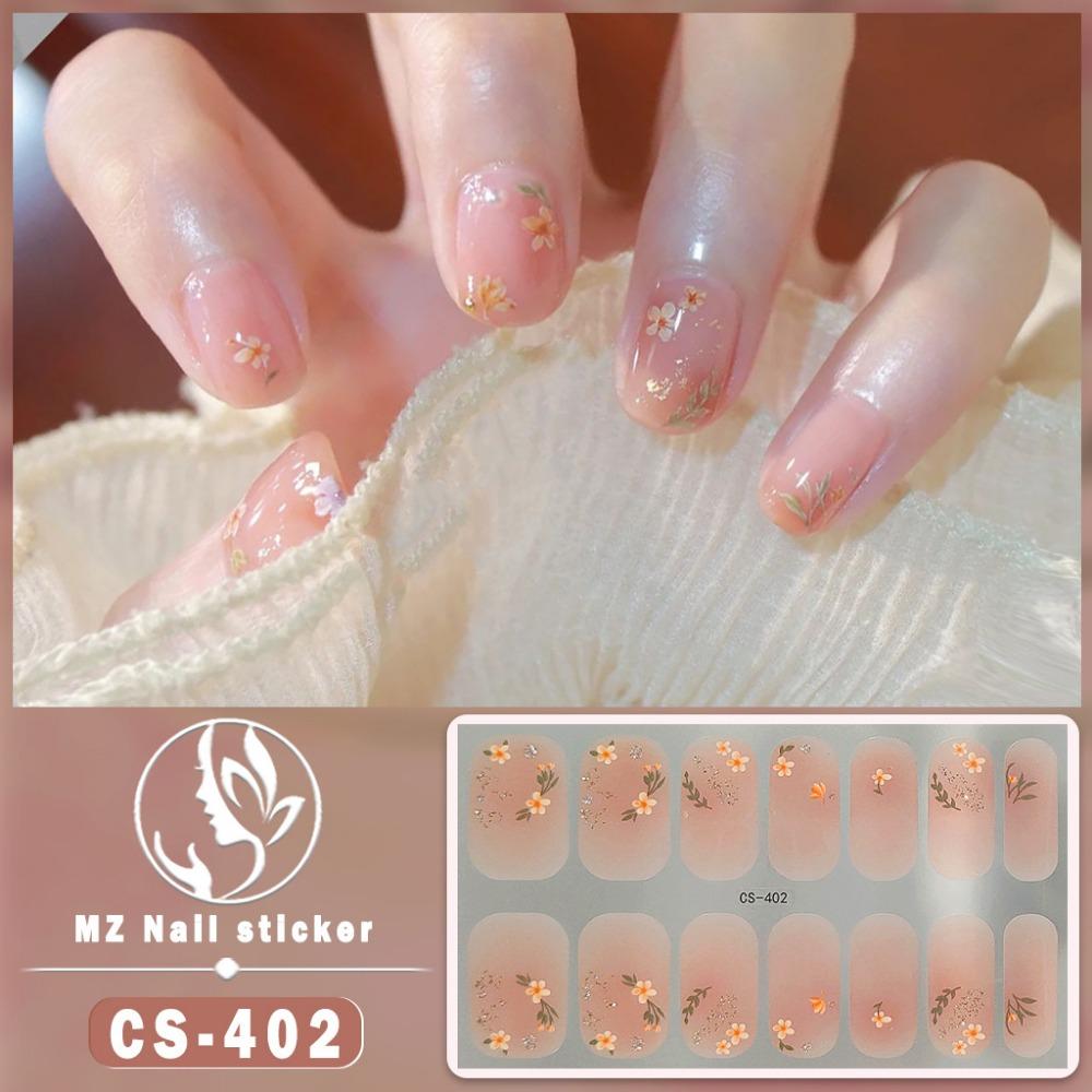 CS No-bake Gel Nail Polish Film Waterproof Full Sticker Chinese Style Panda Manicure Sticker Nail Sticker