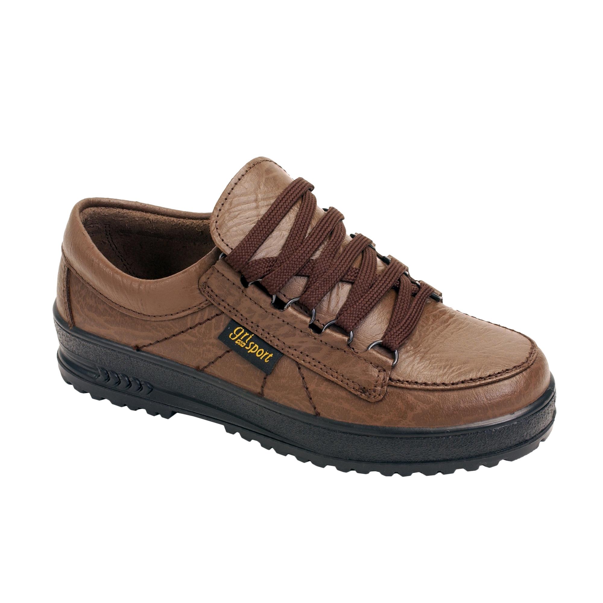 Grisport Mens Modena Leather Walking Shoes 6 UK marron