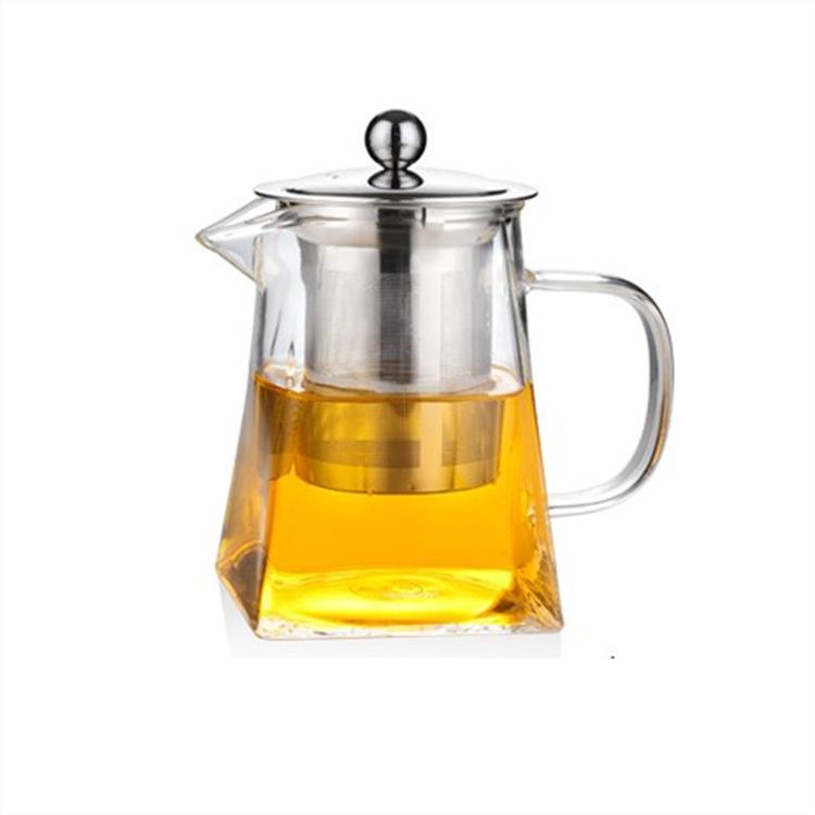 Transparent Kung Fu Tea Set with Glass Fair Cup and Filter