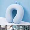 Portable Ice Silk U-Shaped Travel Neck Pillow Set