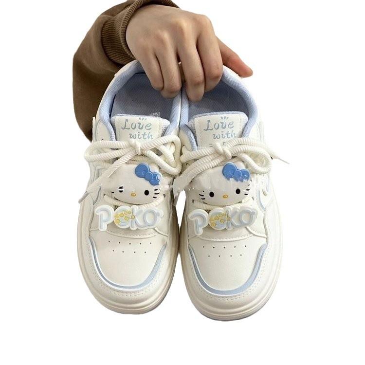Student high-value little white shoes 2025 spring new versatile color matching women's shoes low-top platform casual sports board shoes