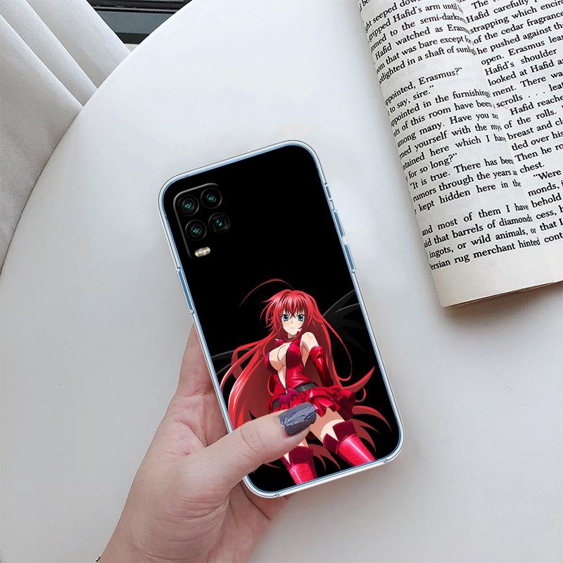 BH37 Rias Gremory Transparent Phone Case for Motorola Moto G7 G8 G9 G84 G85 G73 G24 G15 Z2 Play Power Plus