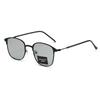 New Metal Frame Personalized Square Color Distortion Sunglasses Versatile For Men And Women Uv Sunglasses 1924