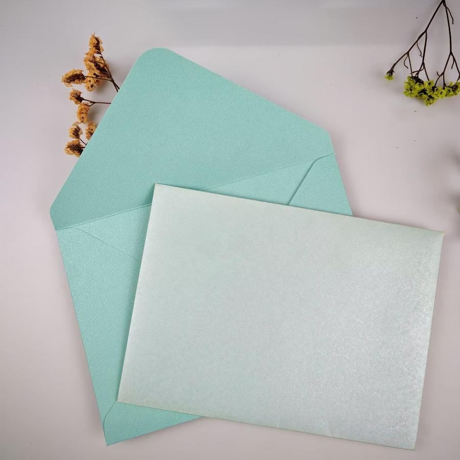 10Pcs Pearlescent Envelope 19 * 14cm Wedding Invitation Envelope