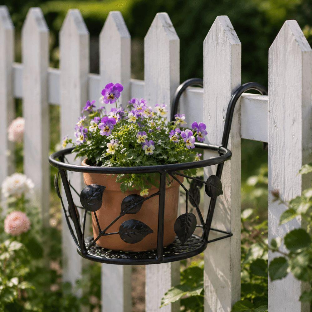 Unique Hanging Basket Heavy Duty Hanging Planter Stand Durable Flower Pot Holder Outdoor Use
