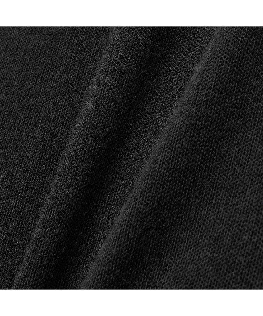 IOLO Silk Blended Knit Shirt_Black