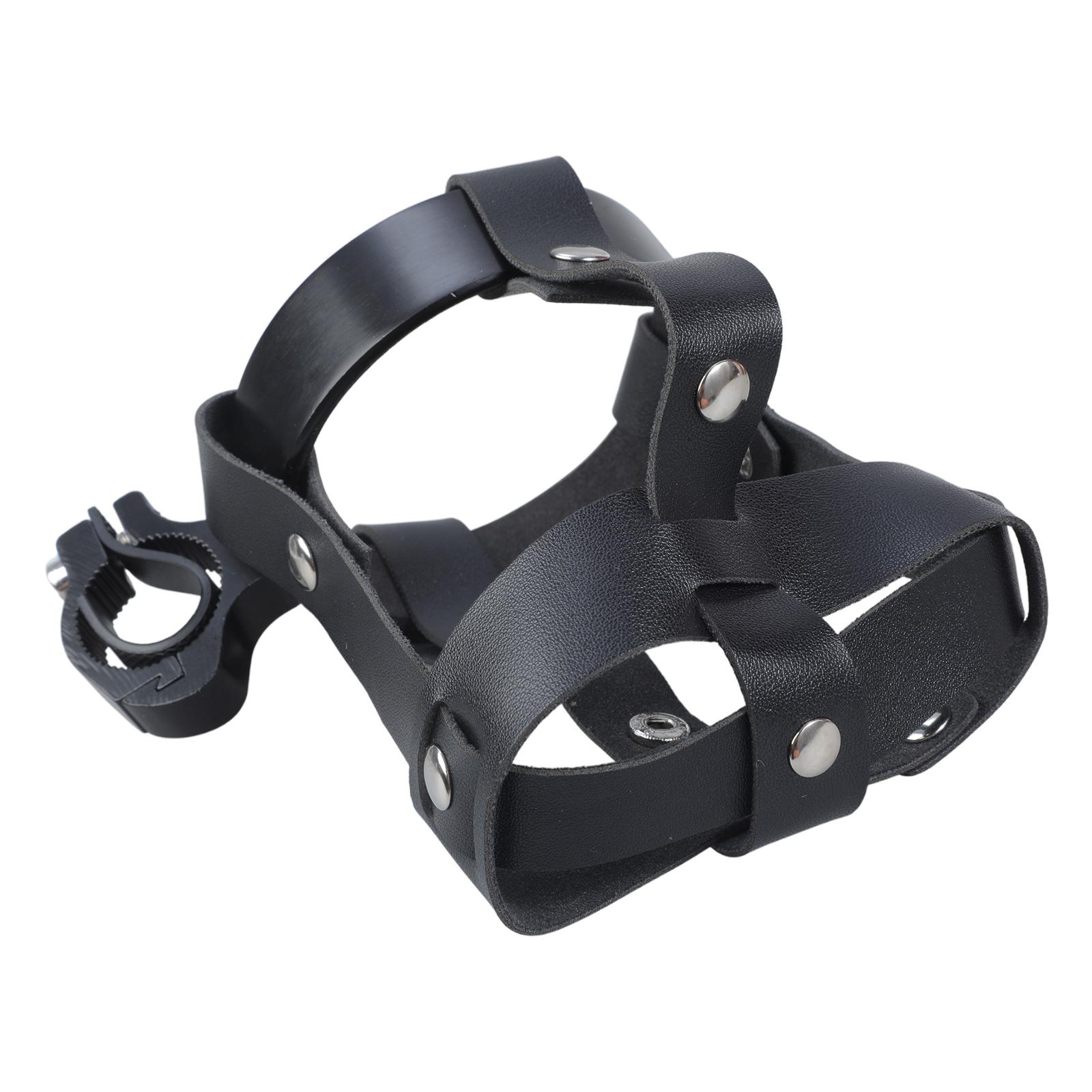 

Винтажный кожаный держатель для стакана на руль дорожного велосипеда, велосипедная сумка для напитков, держатель для напитков для дорожного велосипеда, стойка-держатель для фляги D