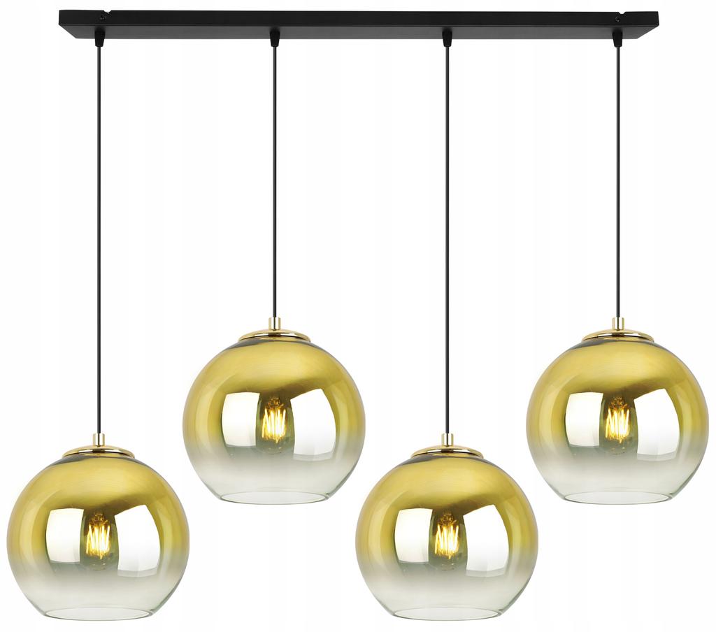 Hanging Lamp Ceiling Chandelier Golden Lamp Shade 20 Cm