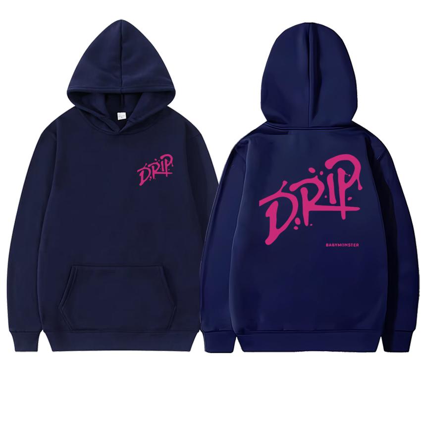 

Music Group Babymonster Drip album Tour 2025 Hoodie Men women Autumn Winter trend Y2k Sweatshirt Unisex Fleece Casual pullover 3XL